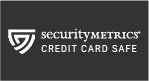 SecurityMetrics card safe certification logo